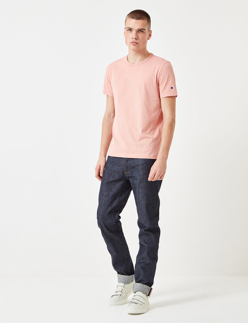 Champion Reverse Weave T-Shirt - Pink