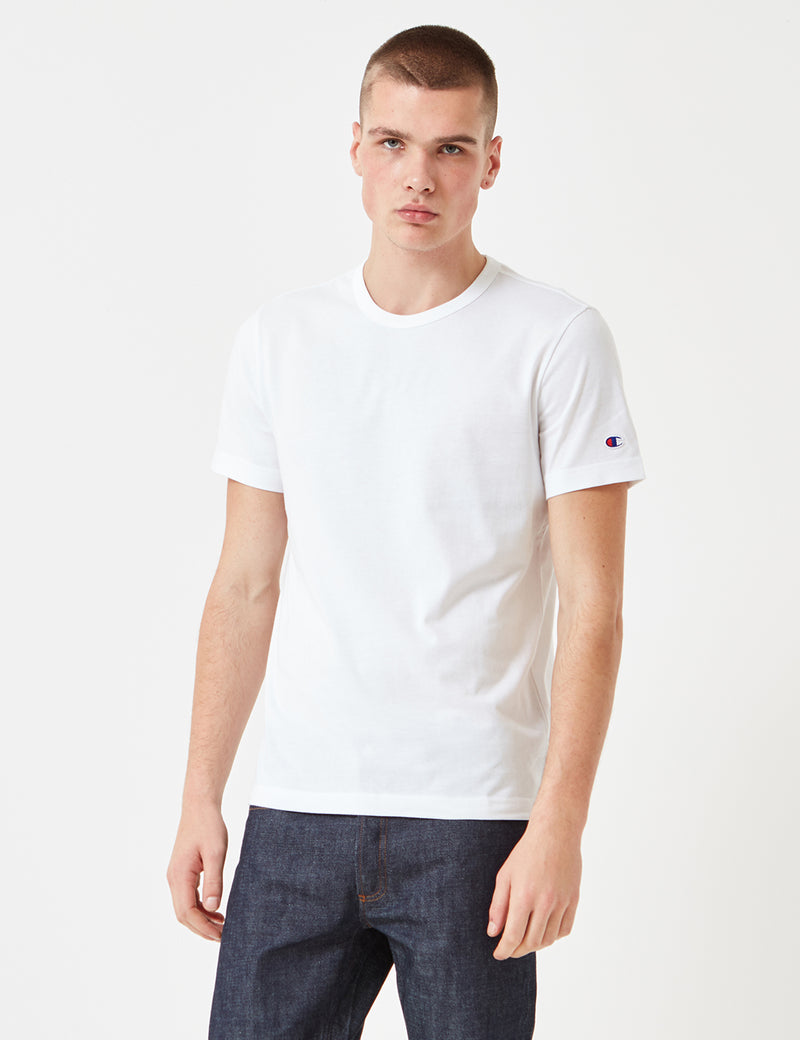 T-Shirt Champion Reverse Weave - Blanc