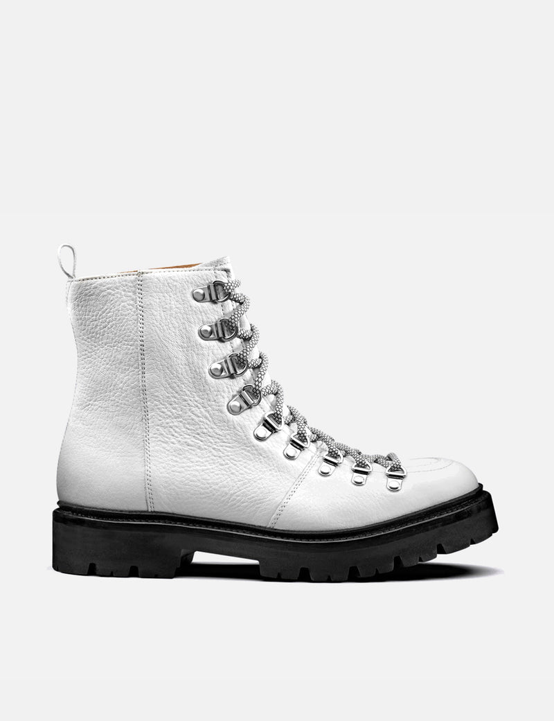 여성용 Grenson Nanette Hiker Boots (Softie Leather)-화이트/블랙 단독