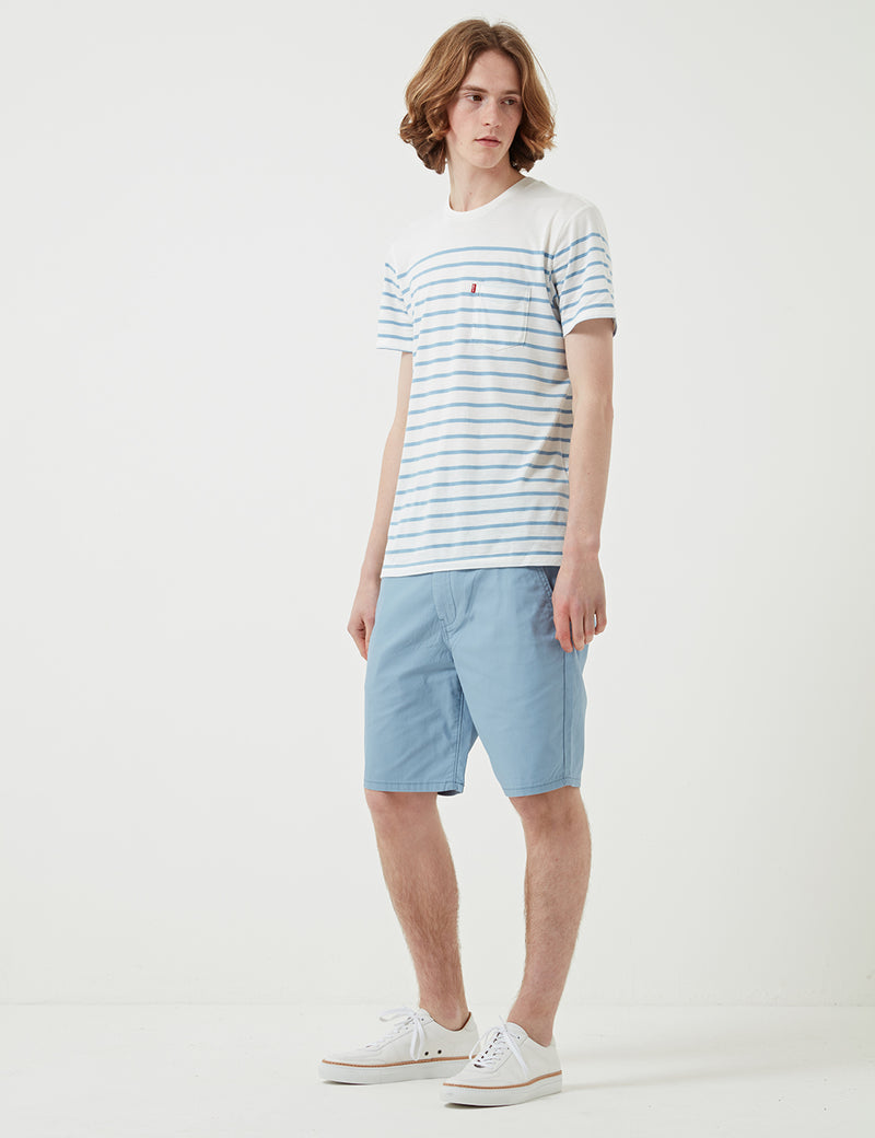 Short Chino Levis (Droit) - Mock Blue