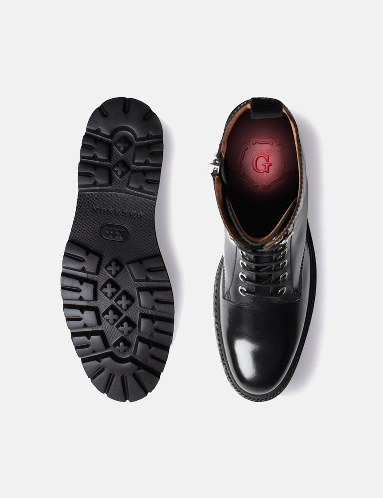 Womens Grenson Arden Boot (Colorado Leather) - Black