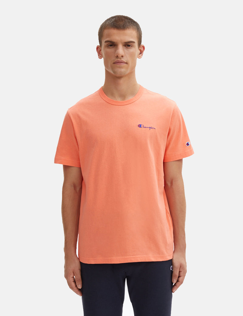 チャンピオンスクリプトロゴTシャツ-ピンク