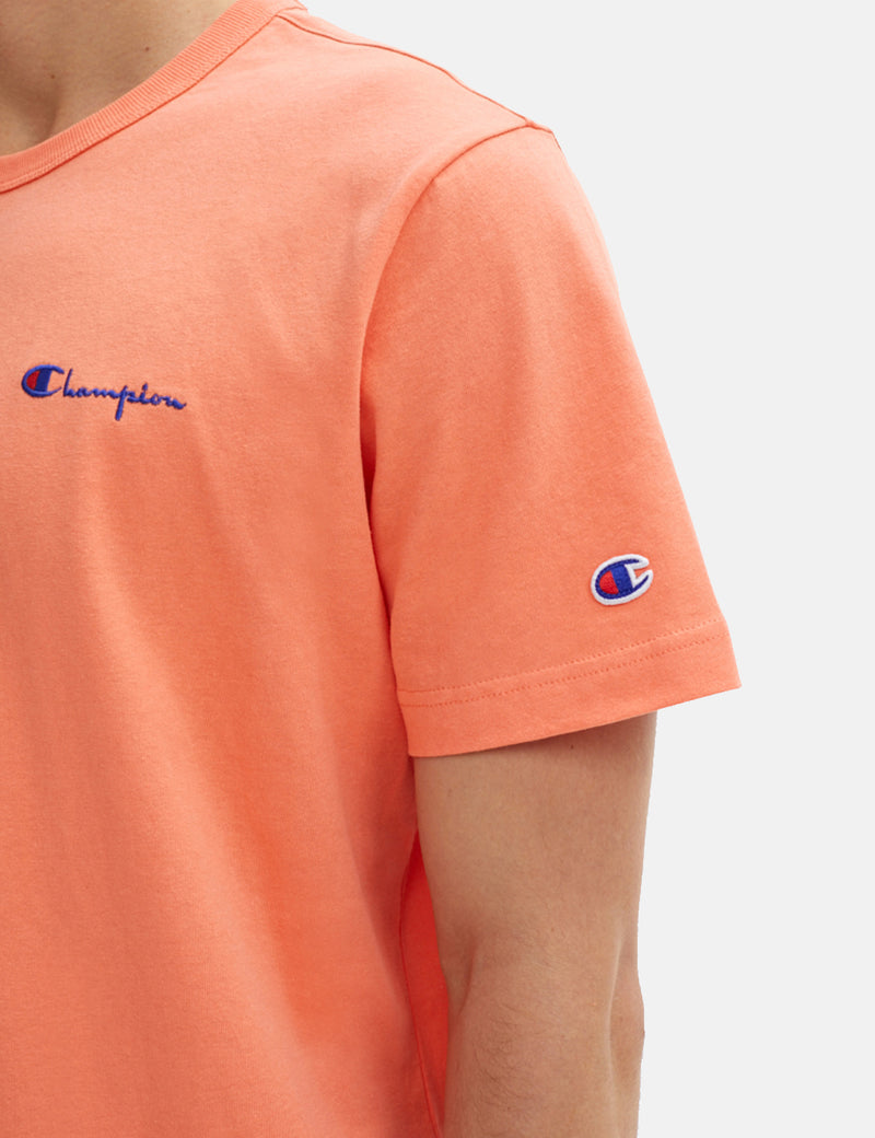 チャンピオンスクリプトロゴTシャツ-ピンク