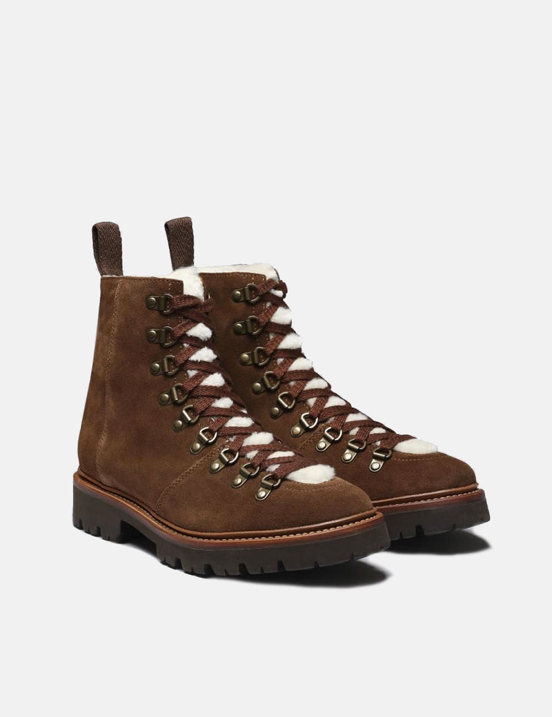 Damen Grenson Nanette Hiker Boot (Wildleder) - Zigarre