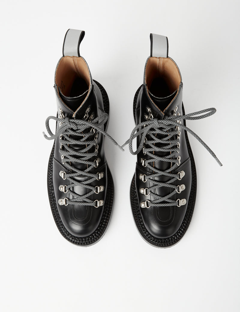 レディースGrensonナネット製本スキーブーツ-ブラック