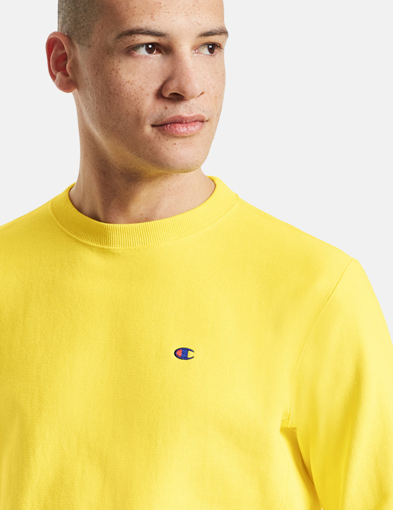 Champion Reverse Weave Sweatshirt - Yellow