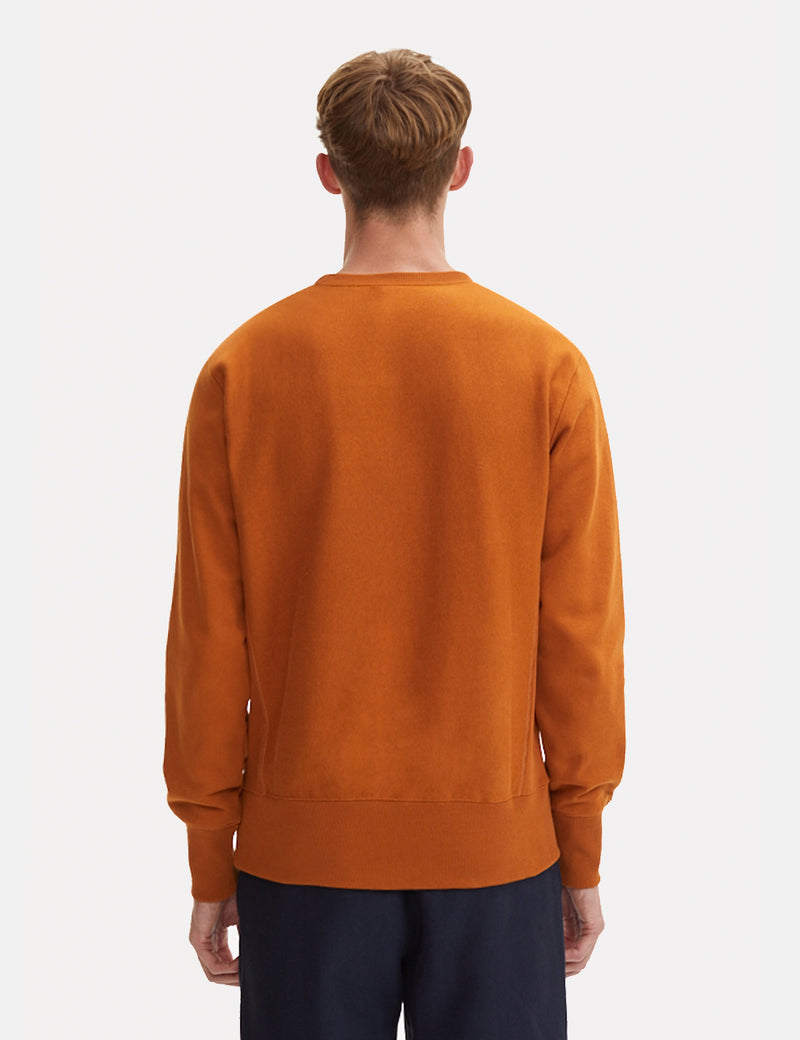 Champion Reverse Weave Sweatshirt Brown URBAN EXCESS