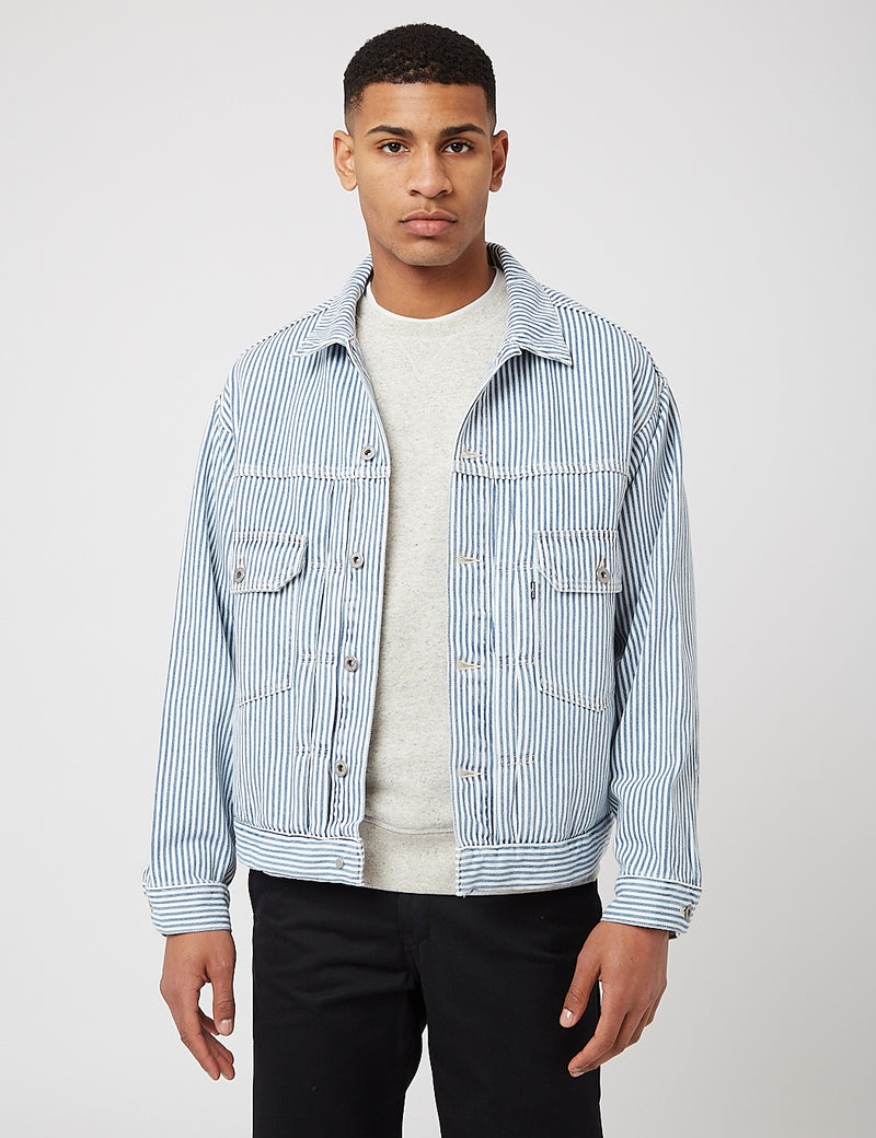 Levis Made & Crafted Oversized Type II Trucker Jacket-레이더/멀티