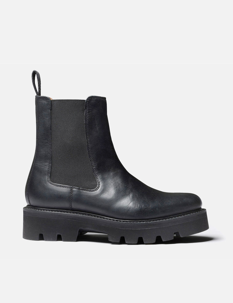 Womens Grenson Milly Chelsea Boot (Heritage Leather) - Black