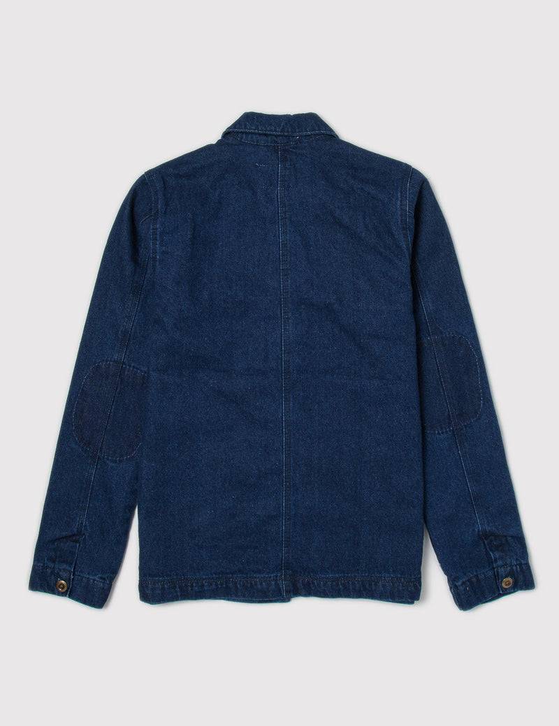 Bellfield Worker Denim Jacket Indigo URBAN EXCESS
