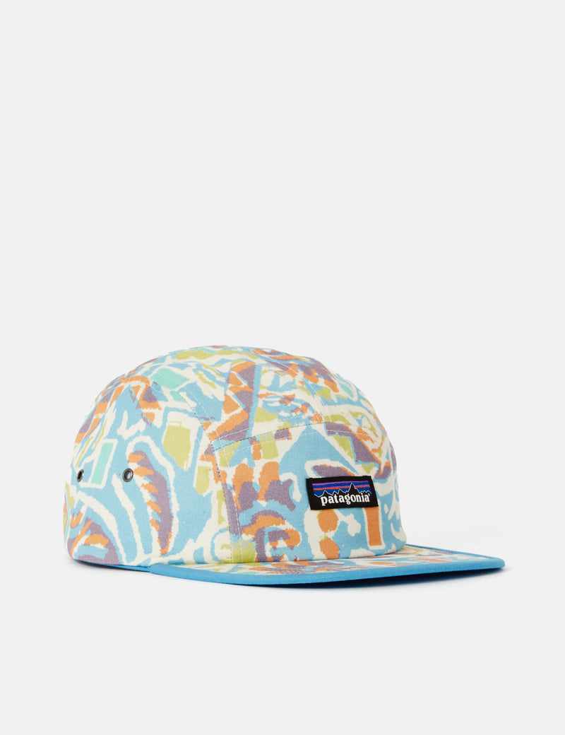 Patagonia P-6 Maclure 5-Panel Cap - Thriving Planet/Blue