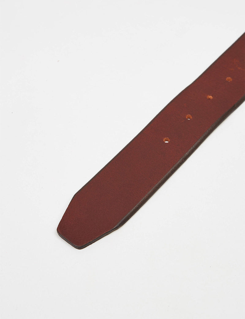 Levis Heavy Leather Premium Belt - Dark Brown