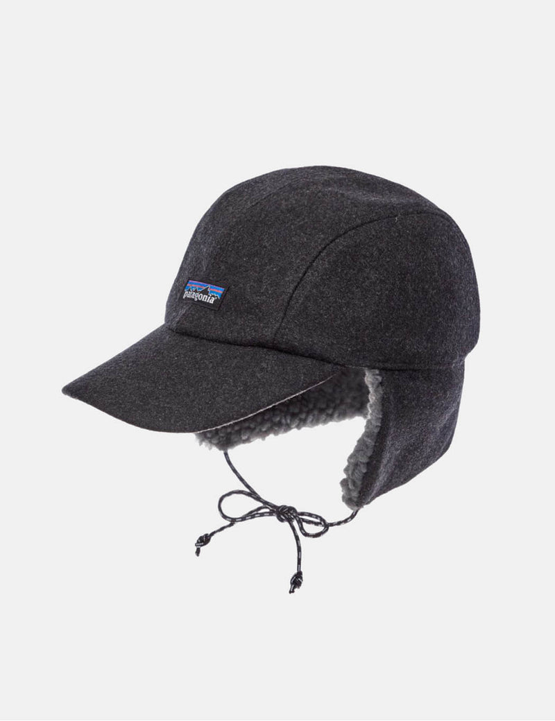 Patagonia Recycled Wool Ear Flap Cap - Forge Grey