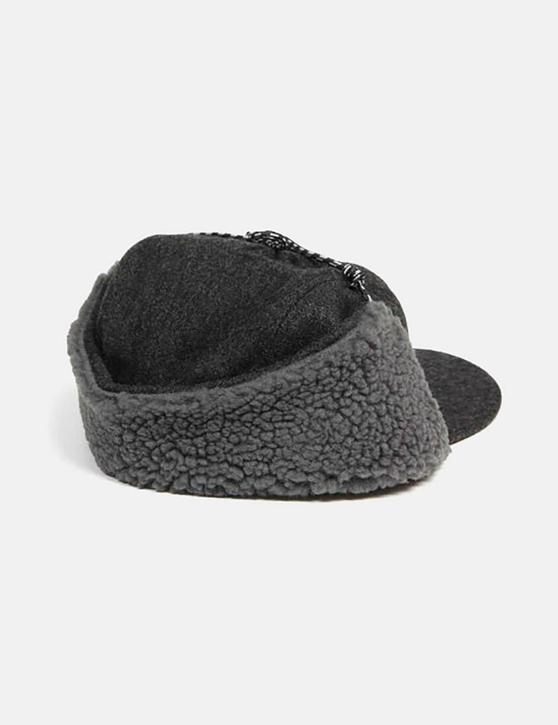 Patagonia Recycled Wool Ear Flap Cap - Forge Grey