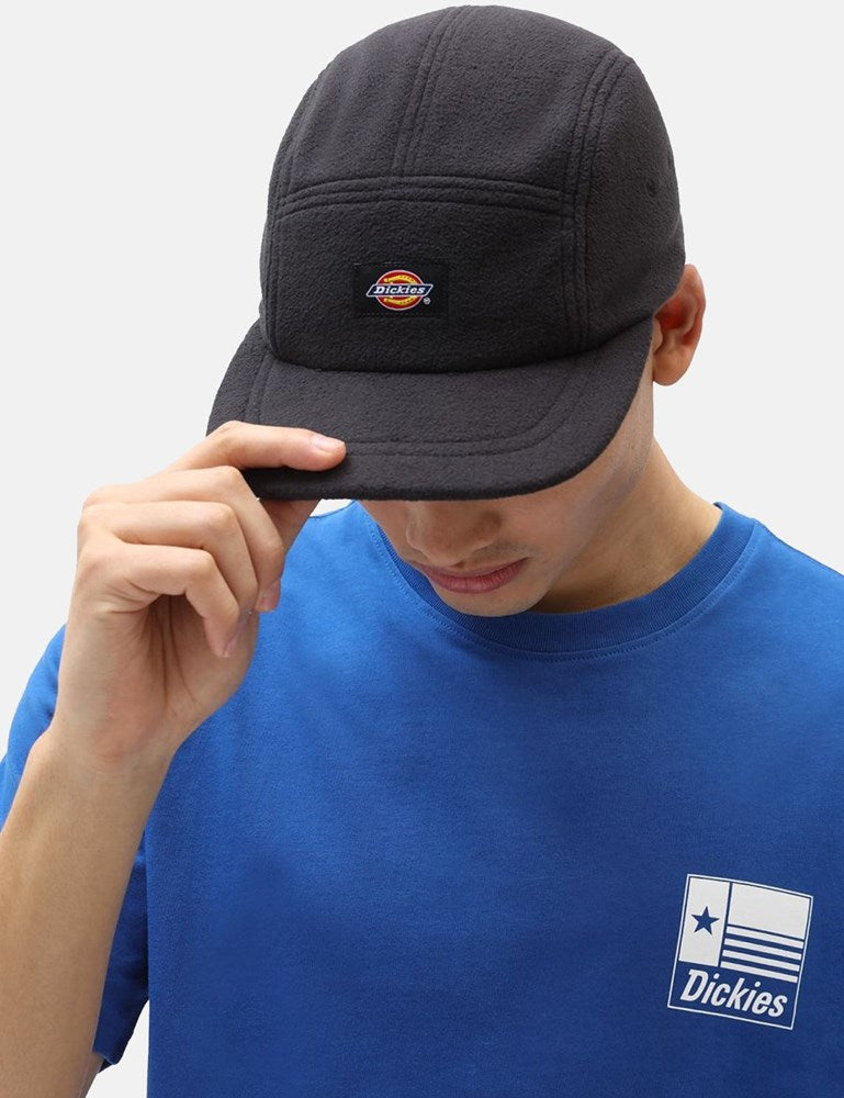 Dickies Sleetmute 5-パネルキャップ（フリース）-ブラック