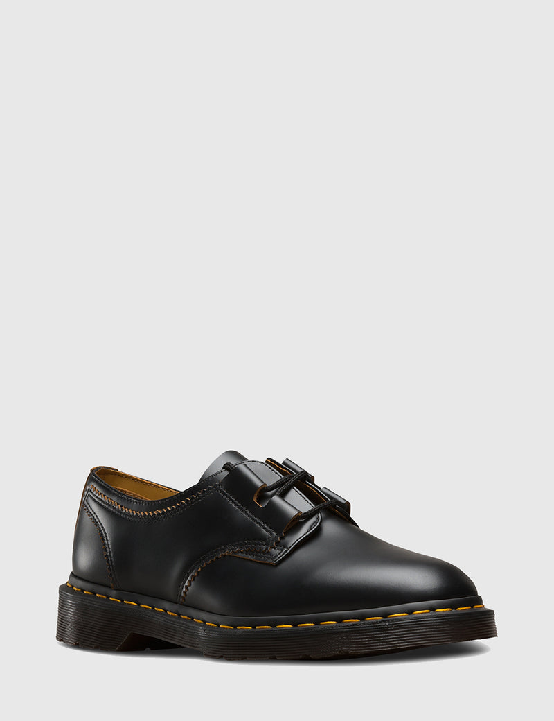 Dr Martens 1461 Ghillie Shoes - Black Smooth