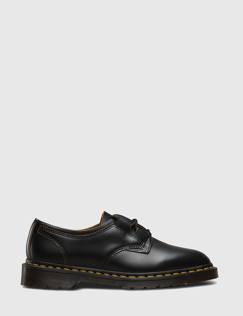 Dr Martens 1461 Ghillie Shoes - Black Smooth