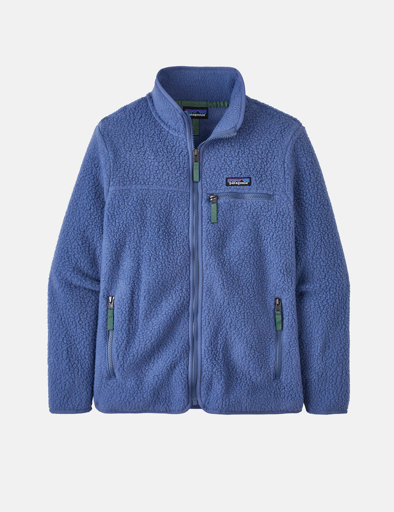 Patagonia Womens Retro Pile Jacket - Current Blue