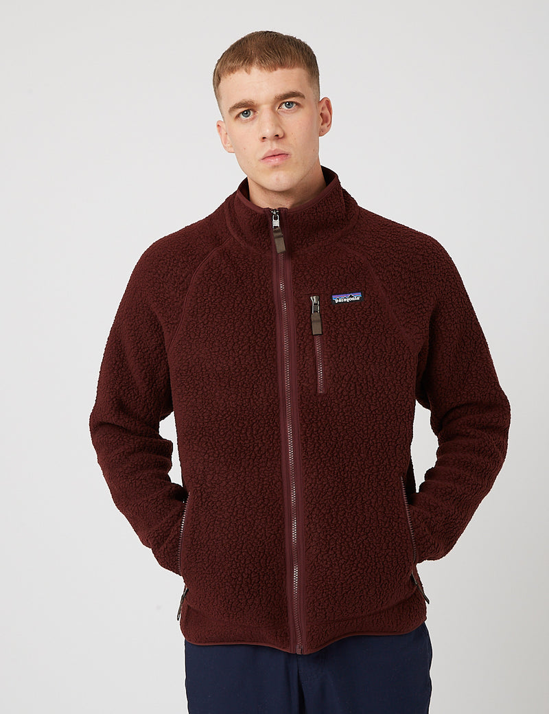 Patagonia Retro Pile Jacket - Dark Ruby Red