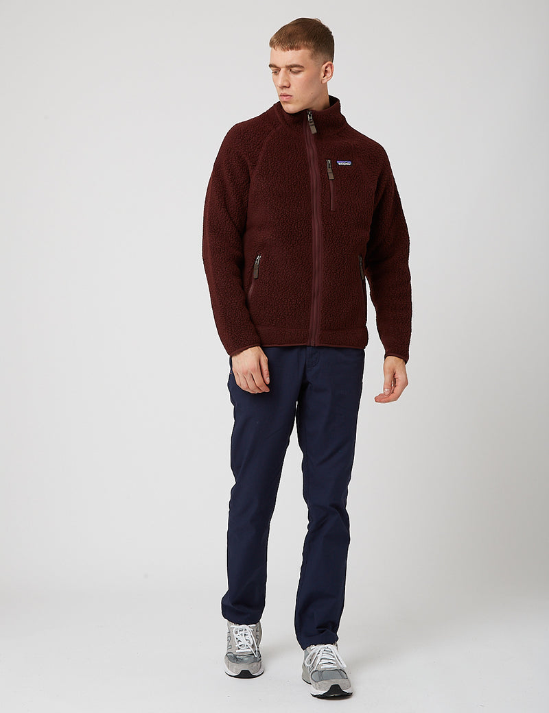 Patagonia Retro Pile Jacke - Dark Ruby Red