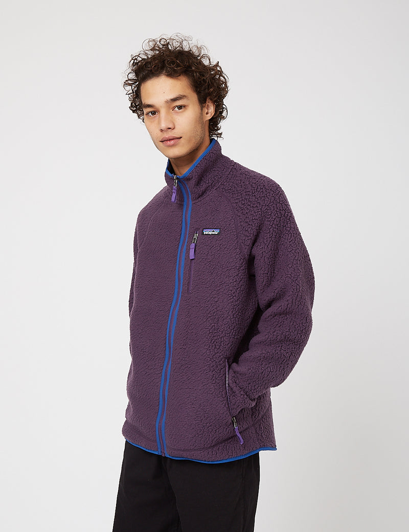 MENs M  パタゴニア レトロ パイル ジャケット Retro Pile Fleece Jacket フリース 入手困難 PATAGONIA 22801 PTPL Piton Purple パープル系