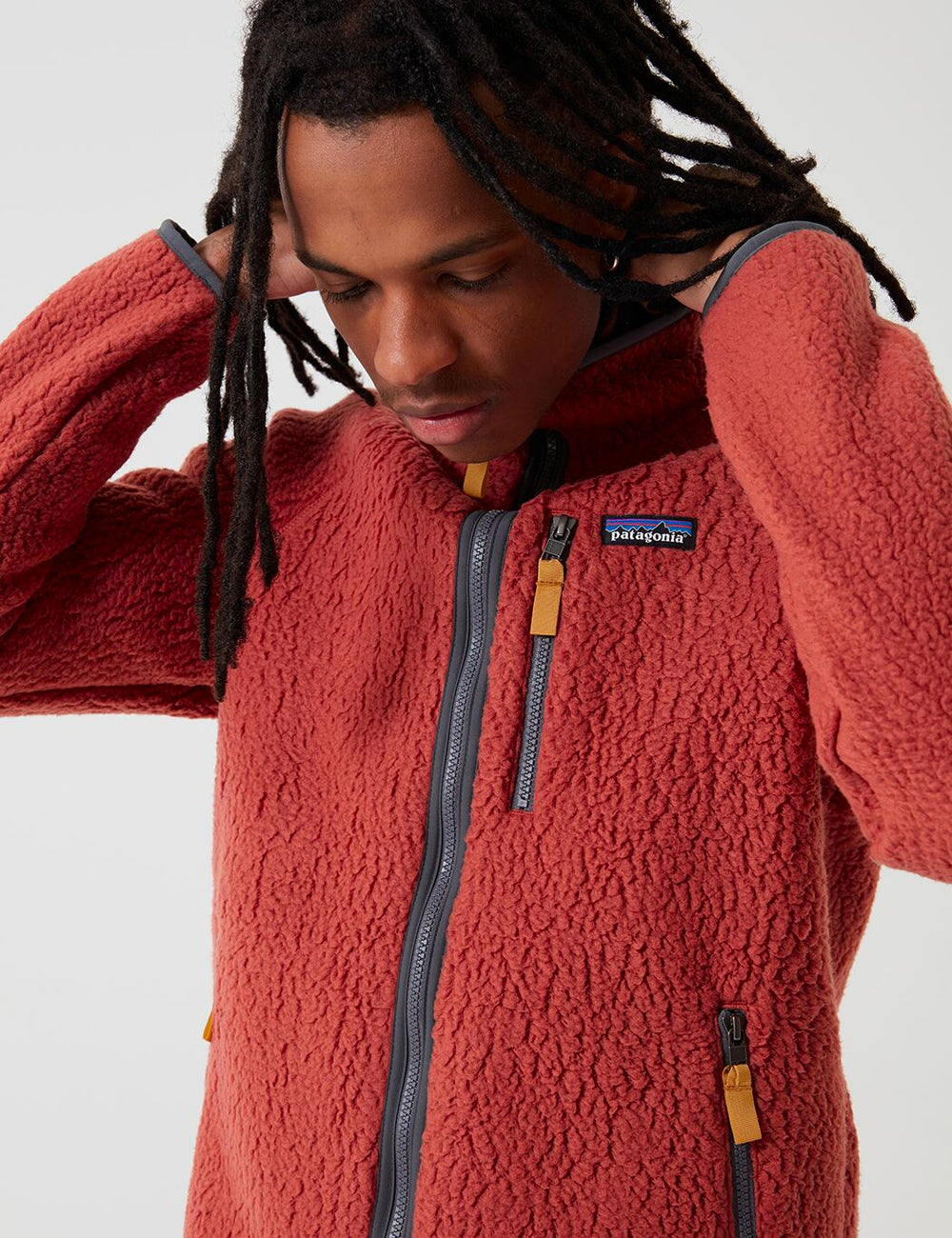 Patagonia retro pile vest spanish red outlet