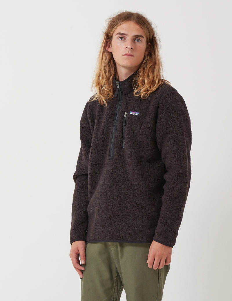 Patagonia Retro Pile Fleece Pullover - Black