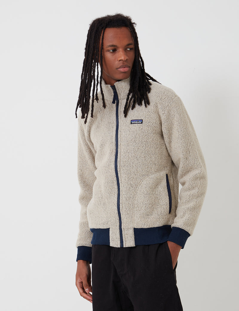 Patagonia Woolyester Fleece Jacket - Oatmeal Heather