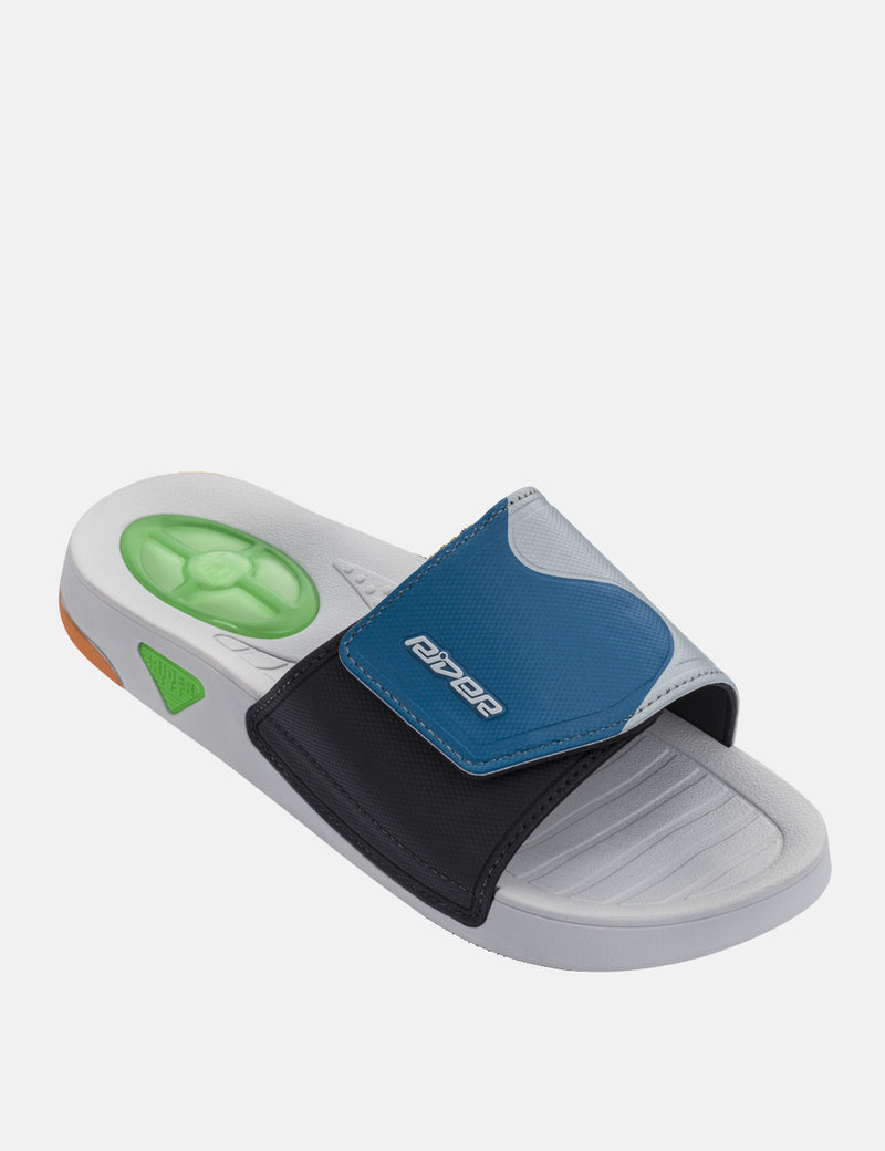 Rider R93 Slide Sandals (22936) - Blue/Grey