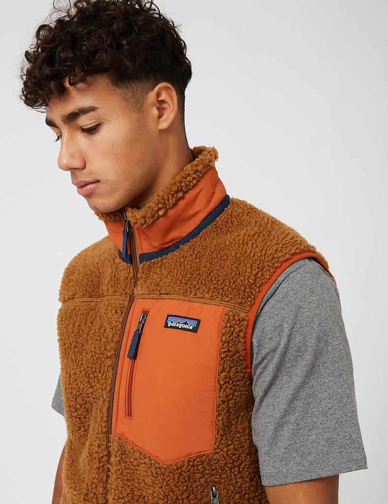 Patagonia Classic Retro-X Vest - Bear Brown