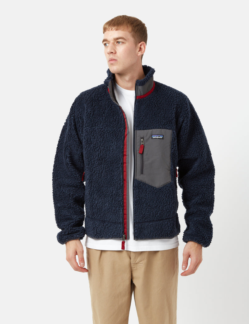 Patagonia (パタゴニア) レトロX ネイビー×レッド S