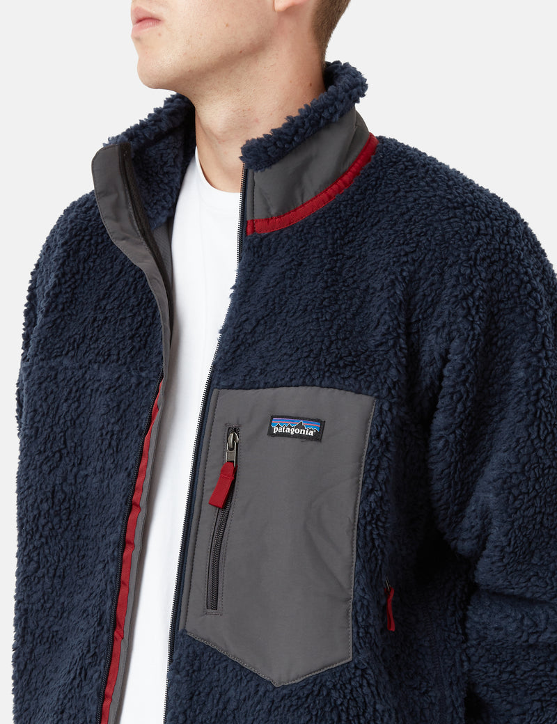 Patagonia (パタゴニア) レトロX ネイビー×レッド S