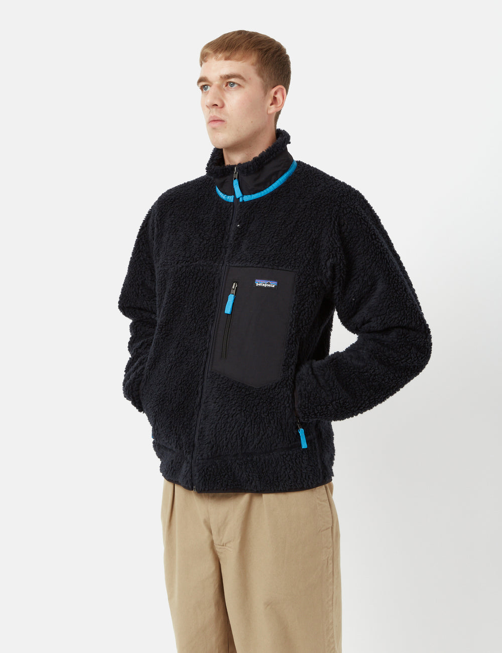 PatagoniaクラシックレトロXジャケット-ピッチブルー