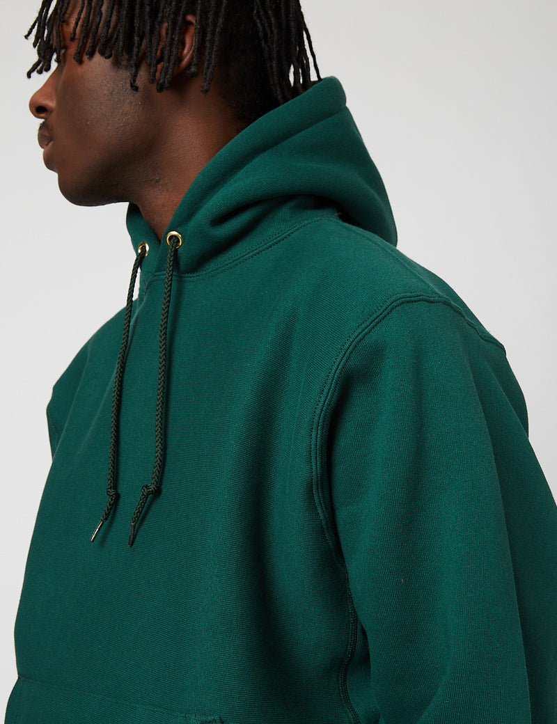 Camber USA 12oz Pullover Sweat à Capuche - Vert Foncé