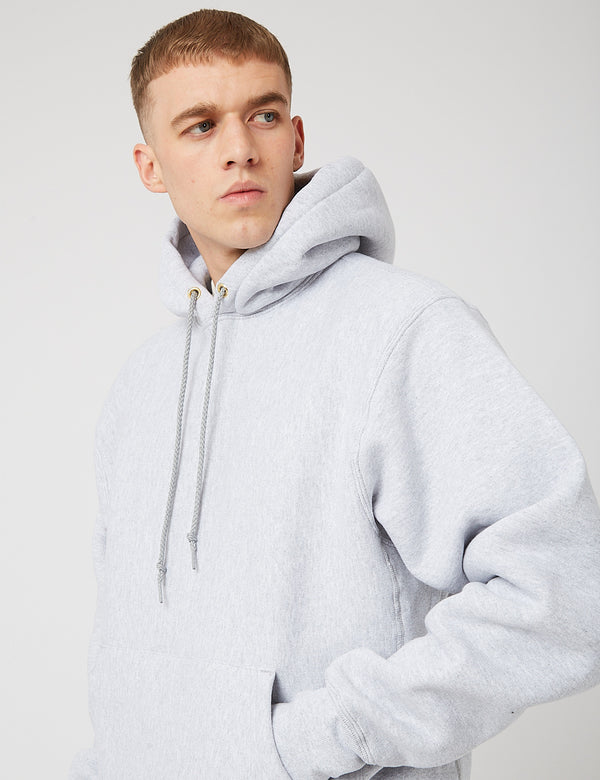 Camber Kapuzen-Sweatshirt (12oz) - Aschgrau