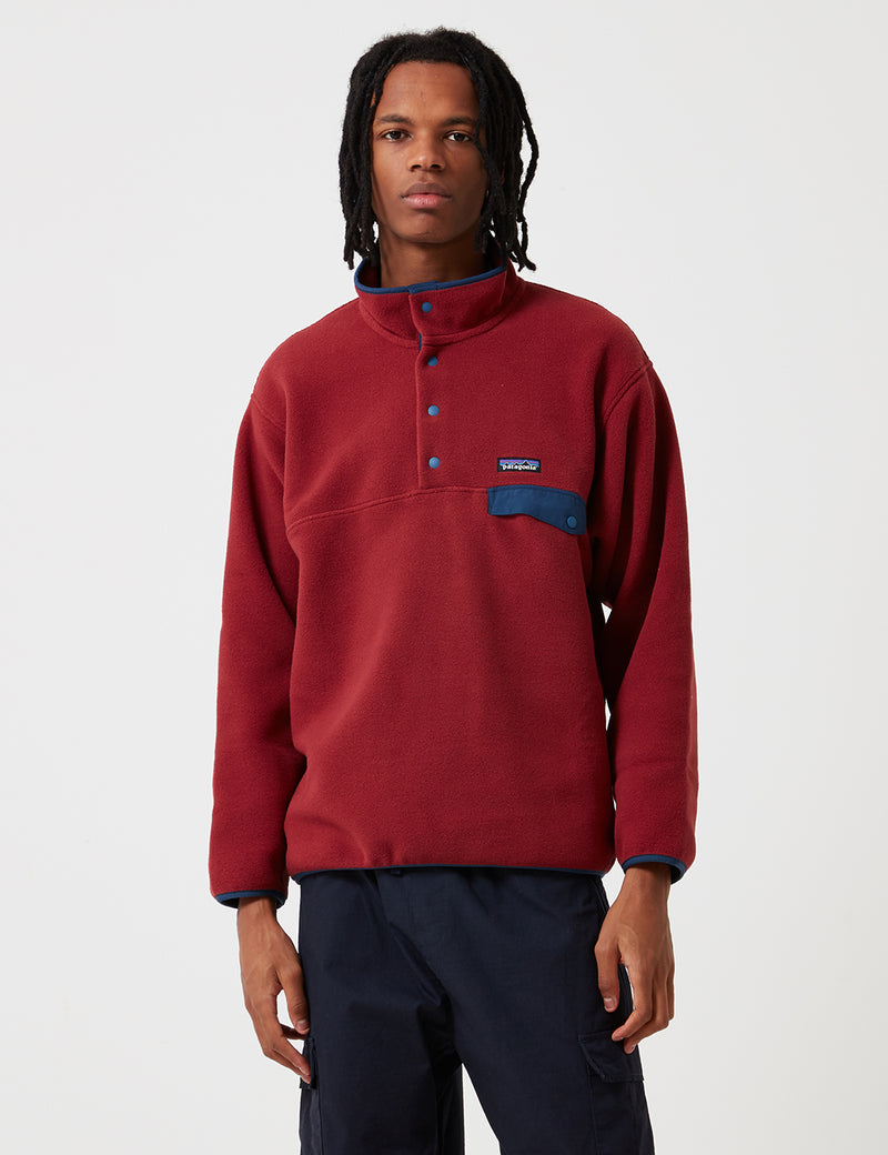Patagonia snap t red Clearance