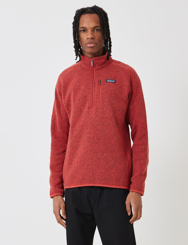 Patagonia M Better Zip Sweatshirt - Neuer Adobe Red