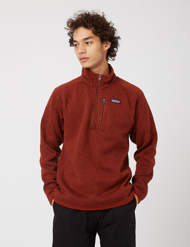 Polaire Patagonia Better Sweater 1/4 Zip - Barn Red