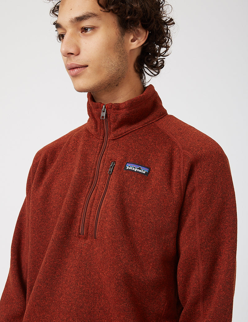 Polaire Patagonia Better Sweater 1/4 Zip - Barn Red