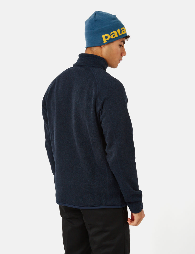 Patagonia Better Sweater 1/4 Zip Fleece - New Navy Blue