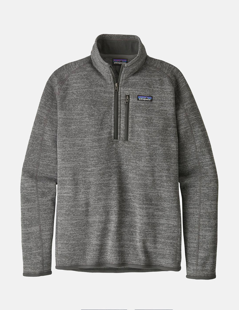 Patagonia Better Sweater 1/4 Zip Fleece - Nickel Grau