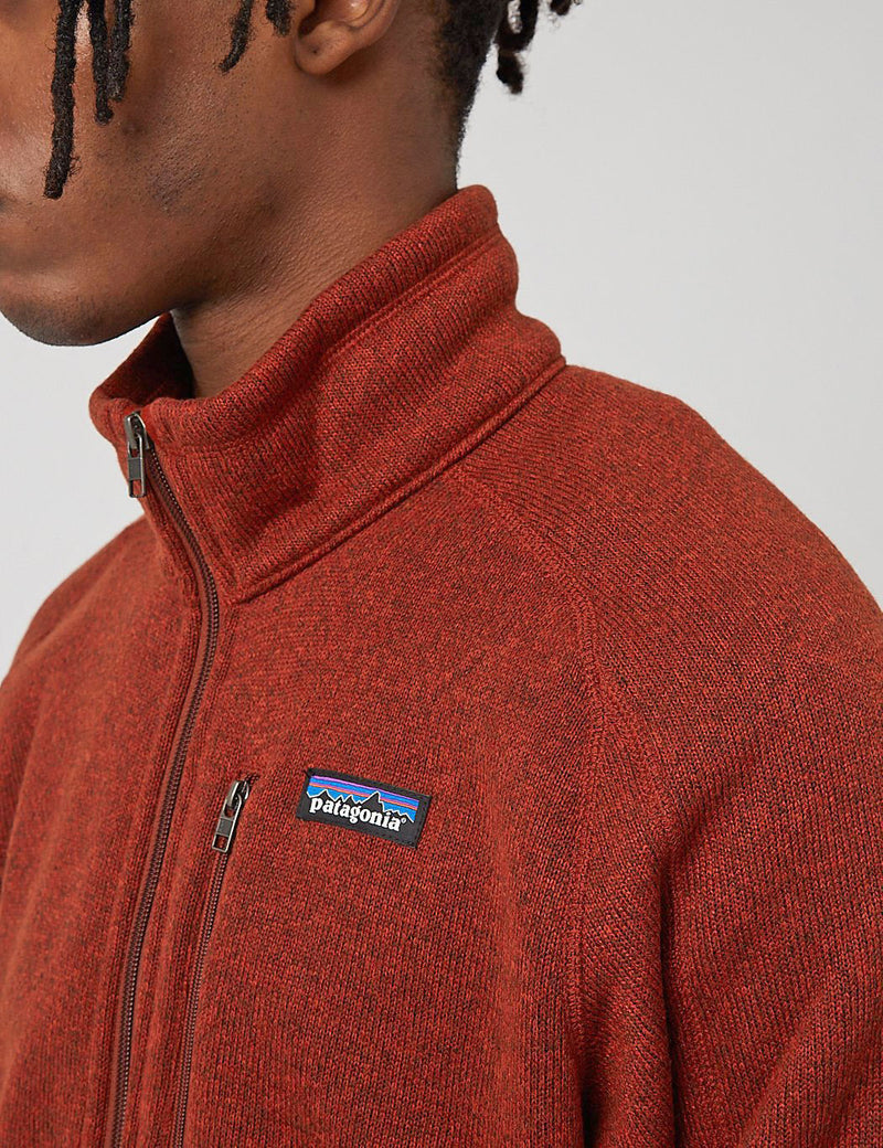 Patagonia 베터 스웨터 재킷-반 레드