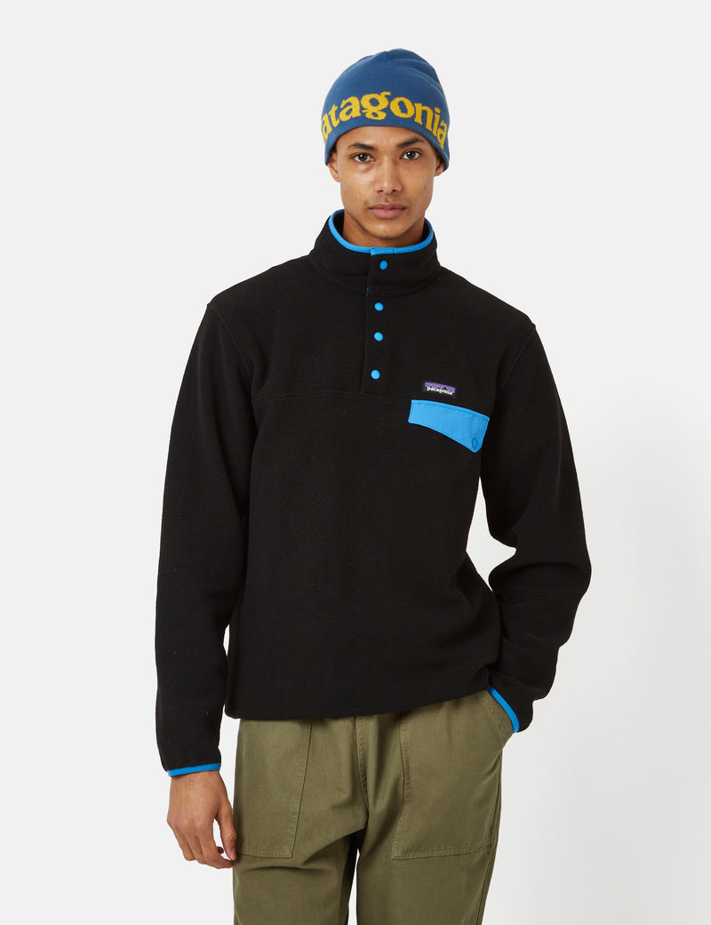 Patagonia Lightweight Synchilla Snap-T Fleece Pullover - Black I UE. –  URBAN EXCESS