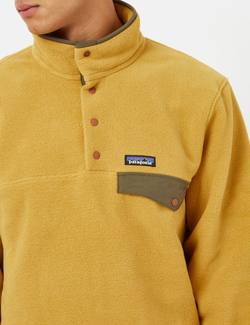 Patagonia Lightweight Synchilla Snap-T Fleece Pullover - Cabin Gold