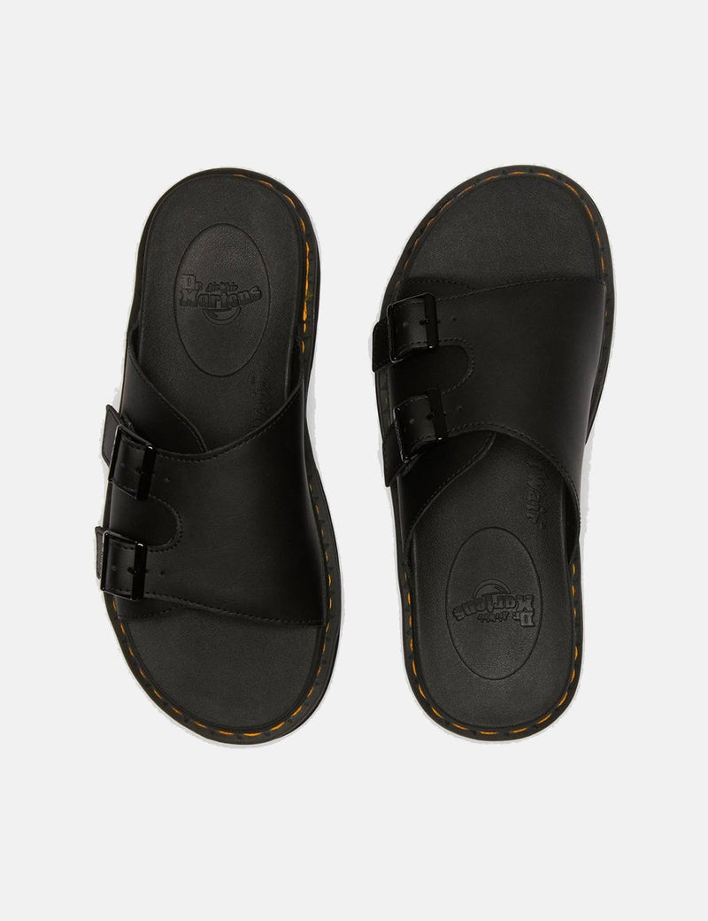 Dr Martens Dax Slip On Sandals（25764001）-ブラックハイドロ