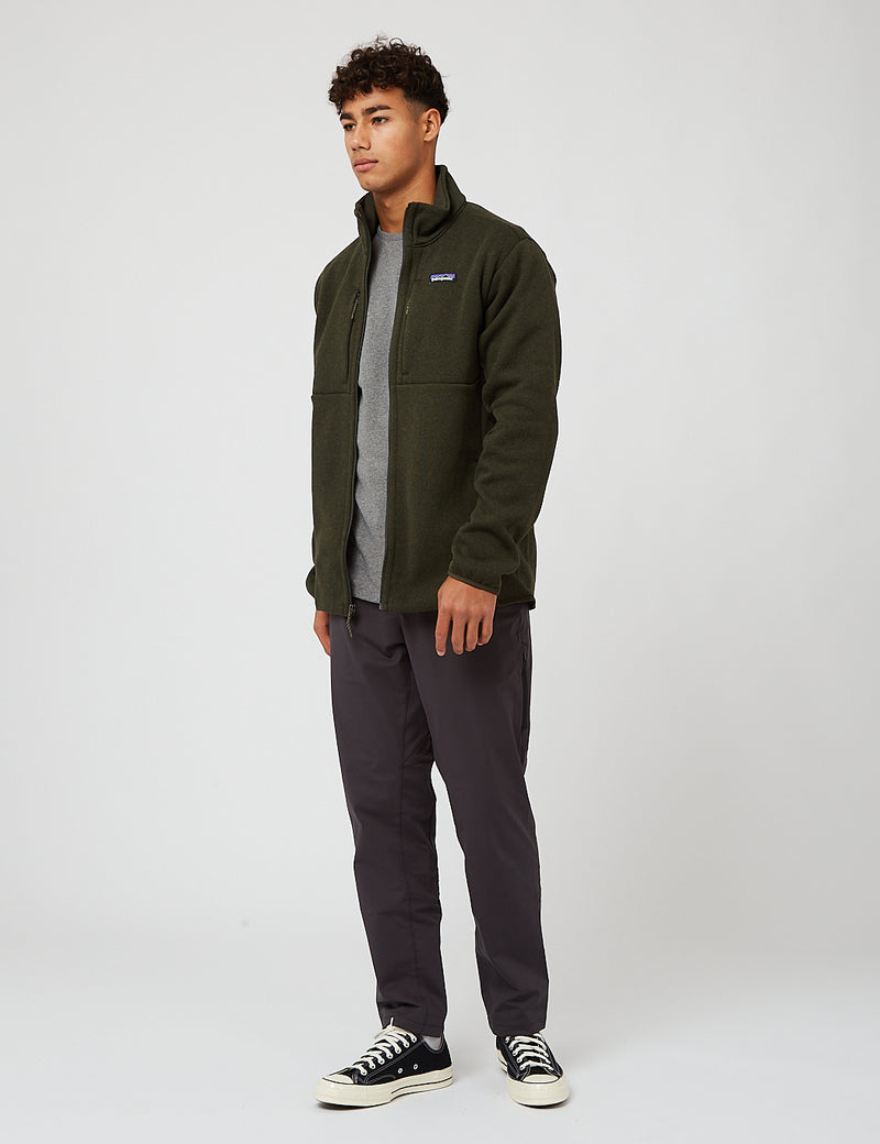 Patagonia Light Weight Better Sweater Jacket - Kelp Forest Green