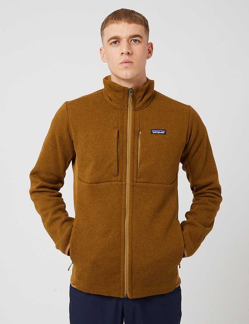 Patagonia Light Weight Better Sweater Jacket - Mulch Brown