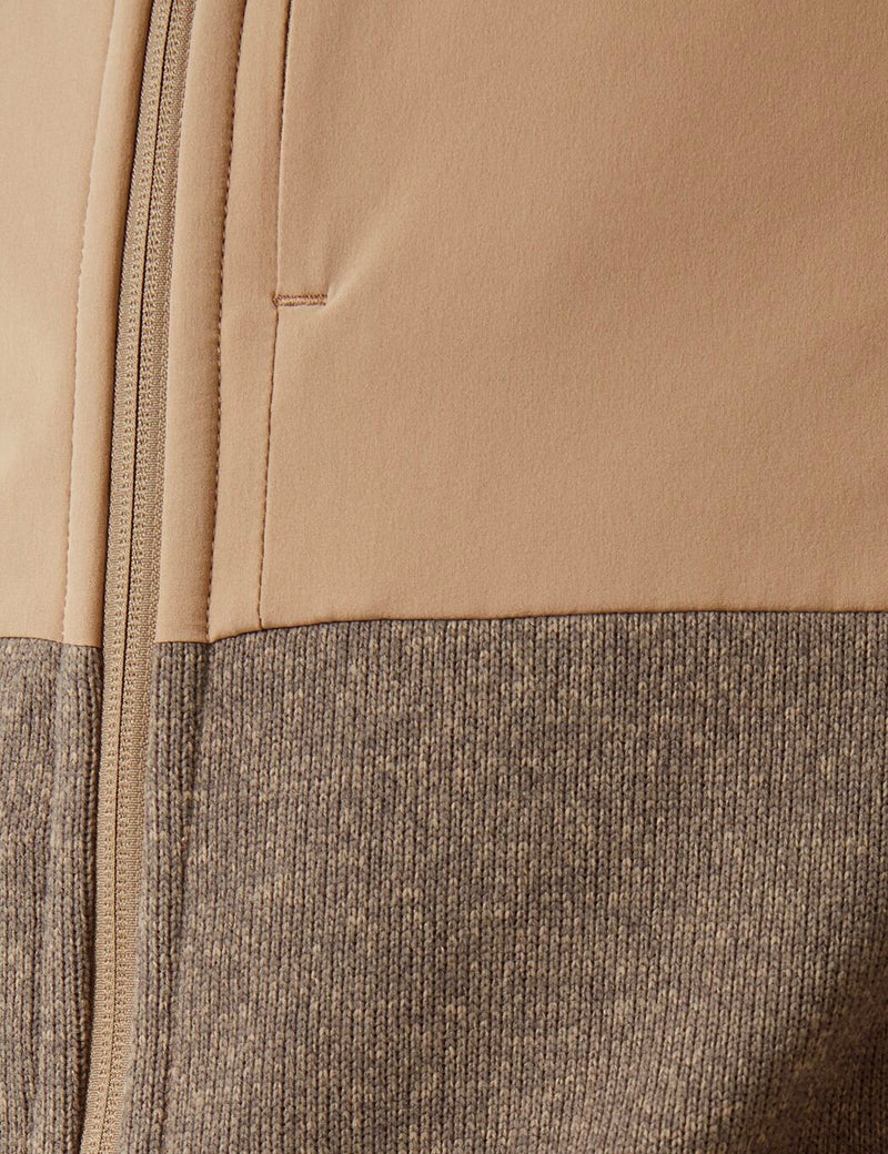 Patagonia Lightweight Better Sweater Shelled Fleece Jacket - Classic Tan