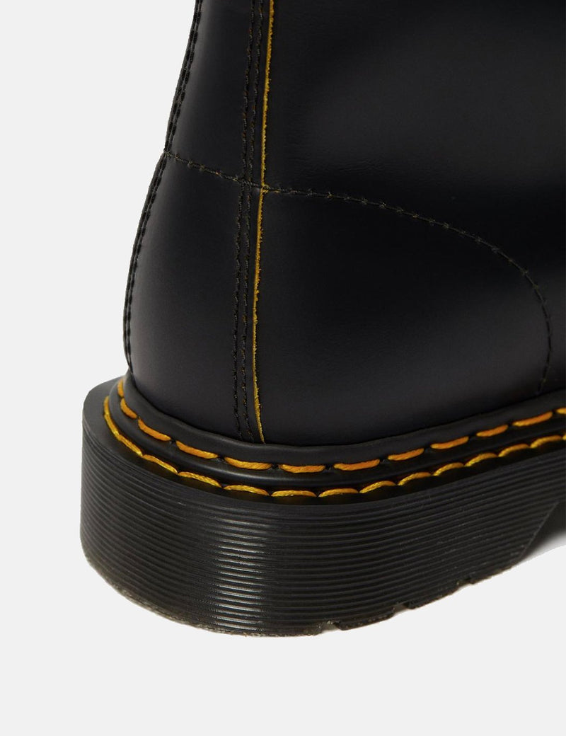 Dr Martens 1460 Double Stitch Boot (26100032) - Noir/Jaune