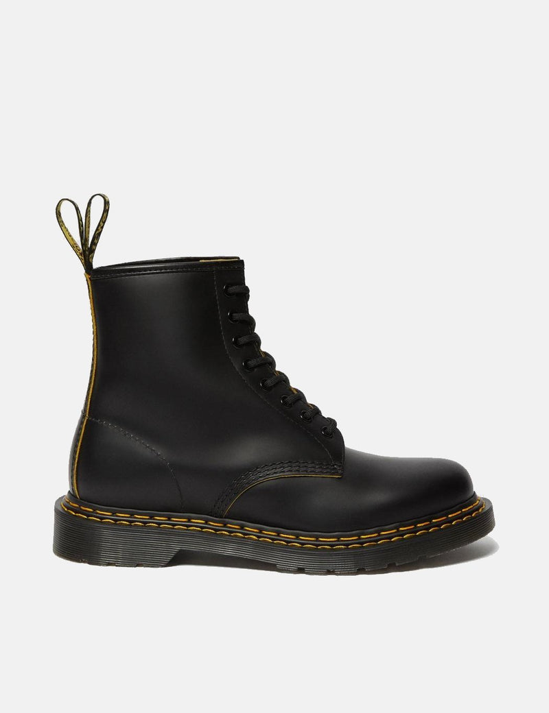 Dr Martens 1460 Double Stitch Boot (26100032) - Black/Yellow